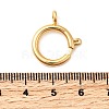 Brass Spring Ring Clasps KK-D407-20G-F-3