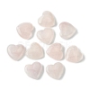 Natural Rose Quartz Heart Palm Stone G-YW0001-52A-1