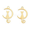 Ion Plating(IP) 201 Stainless Steel Pendants LS-STAS-N098-081LG-3