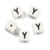 Porcelain Beads PORC-R003-08Y-1