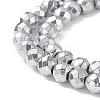Non-magnetic Synthetic Hematite Beads Strands X-G-Q663-2-3