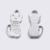 304 Stainless Steel Kitten Charms STAS-F159-50P-2