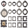 32Pcs 8 Styles Gothic Dark Style Resin Photo Frame AJEW-GA0007-97-1