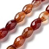 Natural Red Agate Beads Strands G-P520-C21-01-1