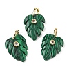 Synthetic Malachite Pendants GG-CBA105B-01B-G-1