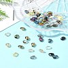 70Pcs 14 Colors Electroplate Glass Beads EGLA-FS0001-47-7