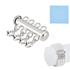 1Pc 925 Sterling Silver Slide Lock Clasps FIND-PH0028-51-6