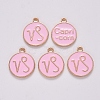Alloy Enamel Pendants LS-X-ENAM-S124-01B-09E-2