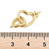 Brass Spring Gate Rings KK-P299-08G-3