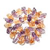 Natural Ametrine Beads Strands G-C179-C01-01-3