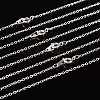 Brass Cable Chain Necklace SW028-S-5
