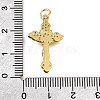 Brass Micro Pave Cubic Zirconia Pendants KK-S523-13G-3