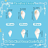 450Pcs 3 Styles Natural Spiral Shell Beads BSHE-GA0001-03-2