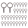 DICOSMETIC 100Pcs Iron Split Key Rings IFIN-DC0001-03-1