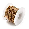 304 Stainless Steel Curb Chains with Star Charm CHS-F020-03G-02-3