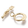 Brass Toggle Clasps X-KK-S354-216-NF-5