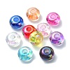 Transparent Acrylic European Beads OACR-E033-20-1