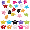  20Pcs 10 Colors Baking Painted Alloy Pendants FIND-TA0002-82-10