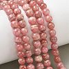 Natural Argentina Rhodochrosite Beads Strands G-L554-03A-02-5