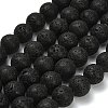 Natural Lava Rock Round Beads Strands G-M169-18mm-03-2