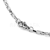 Non-Tarnish Box Chain Necklace for Men X-NJEW-F027-17-2.5mm-2