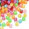 Opaque Acrylic Beads OACR-H052-03A-1