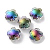 UV Plating Rainbow Iridescent Acrylic Beads X-OACR-H112-20C-1