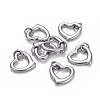 Non-Tarnish 304 Stainless Steel Open Heart Charms LS-STAS-L218-14P-1