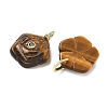 Natural Tiger Eye Carved Pendants GG-CBAF4FB-01G-01-2