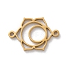 304 Stainless Steel Hollow Chakra Links STAS-S149-05C-1