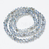 Electroplate Glass Beads Strands EGLA-A034-J4mm-I05-2