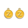 Golden Plated Alloy Enamel Charms ENAM-Q437-13Z-1