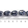 Handmade Blue and White Porcelain Beads PORC-I027-16A-4