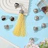 16Pcs Tibetan Style Alloy Cord Ends TIBEP-CA0010-24TAS-5