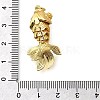 Brass Micro Pave Cubic Zirconia Pendants KK-R217-01G-01-3