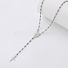 Vintage Resin Rosary Bead Necklaces XV4325-3-1