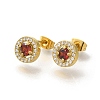 Ion Plating(IP) 304 Stainless Steel Stud Earrings EJEW-H018-01G-03-2