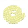 Baking Paint Crackle Glass Bead Strands DGLA-Q023-8mm-YS3-2
