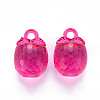Autumn Theme Transparent Acrylic Pendants TACR-T024-04B-906-2