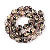 Handmade Foil Lampwork Beads Strands FOIL-T008-07A-1