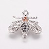 Brass Cubic Zirconia Links KK-P134-50P-1
