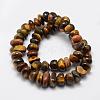 Natural Tiger Eye Beads Strands G-F521-15-2