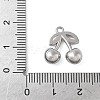 304 Stainless Steel Pendants STAS-K312-08B-P-3