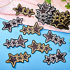 24Pcs 2 Colors Polyester Heat Transfer Vinyl Sheets PATC-TA0001-22-6