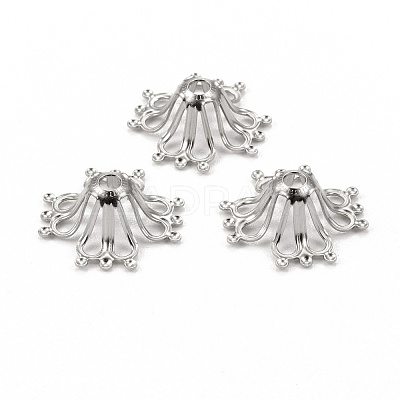 Non-Tarnish 304 Stainless Steel Fancy Bead Caps X-STAS-I167-02P-1
