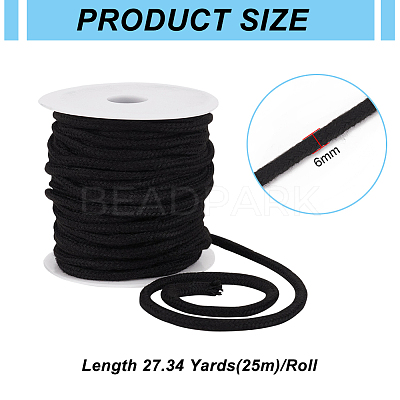 25M Polycotton Soft Drawstring Rope Replacement OCOR-BC0005-17A-1
