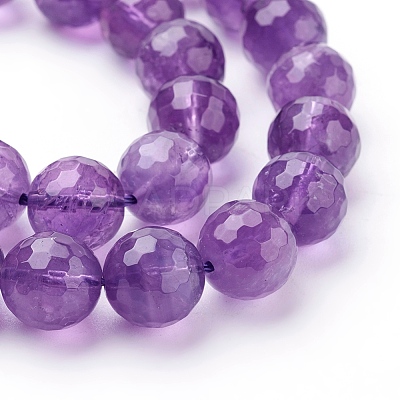 Natural Amethyst Beads Strands X-G-C073-10mm-3-1