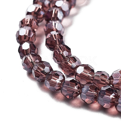 Electroplate Transparent Glass Beads Strands LS-EGLA-A035-T4mm-A13-1