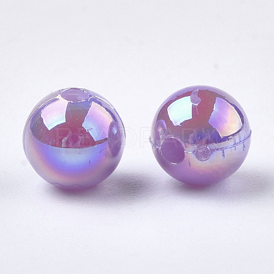 Plastic Beads X-OACR-S027-6mm-05-1
