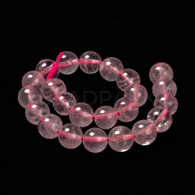 Natural Rose Quartz Beads Strands X-G-C076-8mm-3-1